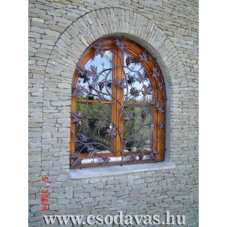 kovácsoltvas ablakrács