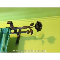 kovácsoltvas függönykarnis vég 6.