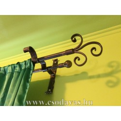 kovácsoltvas függönykarnis vég 9.