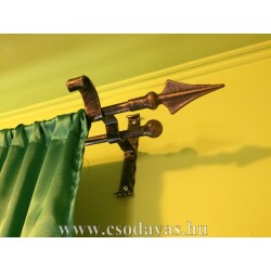 kovácsoltvas függönykarnis vég 14.