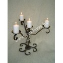 Kovácsoltvas gyertyatartó GY049