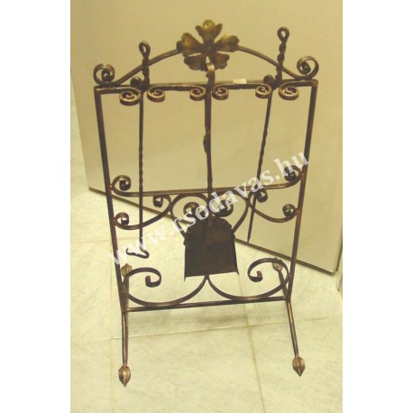 Kovácsoltvas kandalló tüziszerszám 007