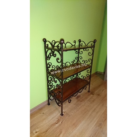 kovácsoltvas álló polc