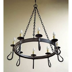 kovácsoltvas csillár 07