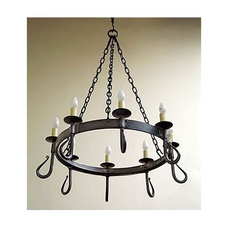 kovácsoltvas csillár 07