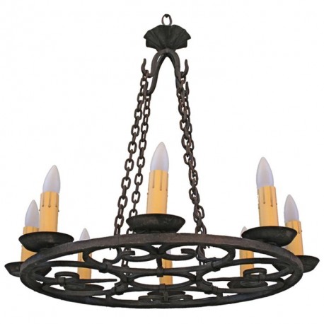 kovácsoltvas csillár 08