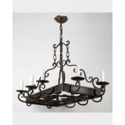 kovácsoltvas csillár 11