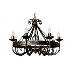 kovácsoltvas csillár 12