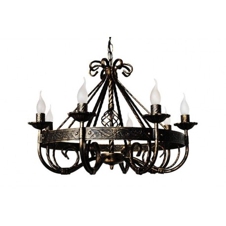 kovácsoltvas csillár 12