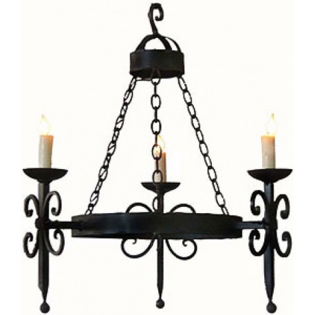 kovácsoltvas csillár 17