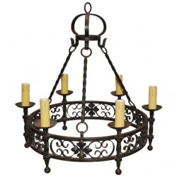 kovácsoltvas csillár 21 