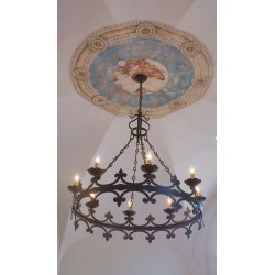 kovácsoltvas csillár 35