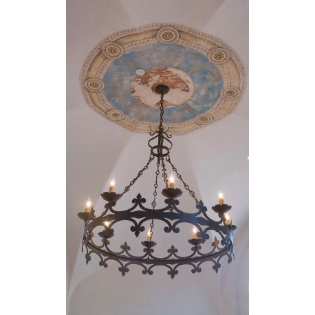 kovácsoltvas csillár 35