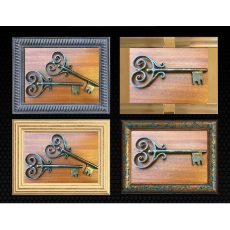 Kovácsoltvas díszkulcs 23 cm